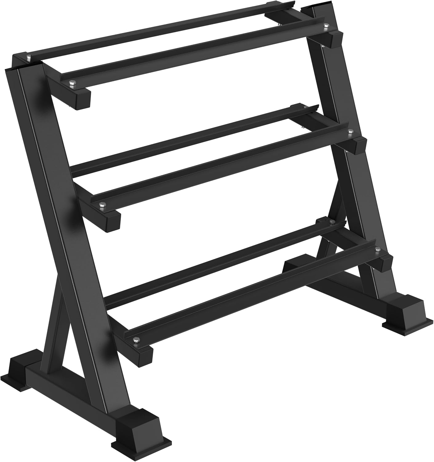 Home Gym Gym Equipment - Heavy Duty Three Tier Dumbbell Rack