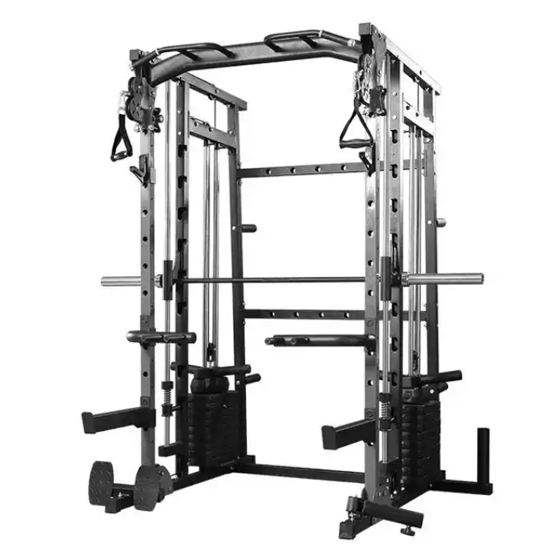 Home Gym Multi Station - Heavy Duty All-in-One Smith Machine For