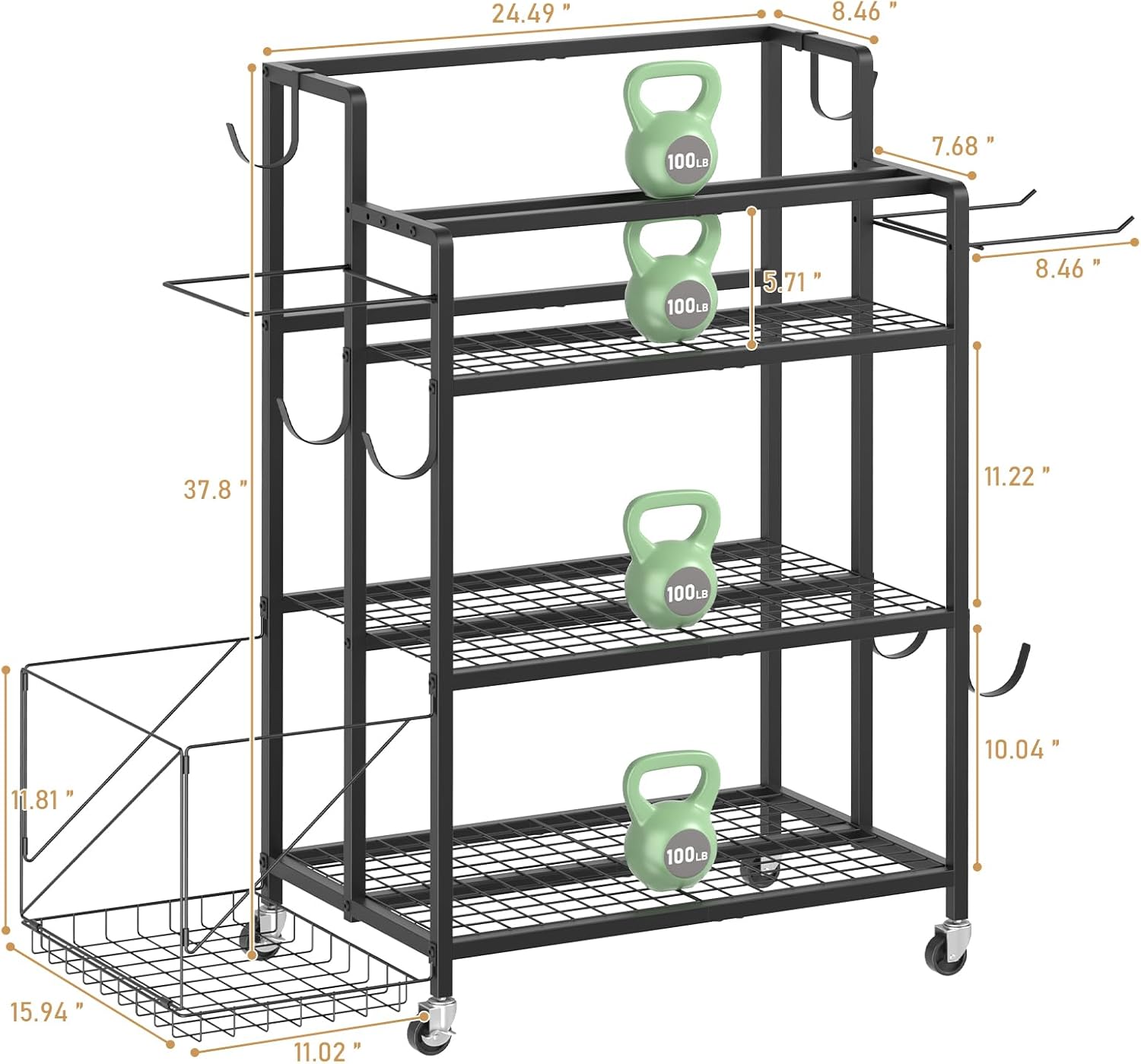 Home Gym Storage, No Material  - Home Gym Gym Equipment recensie en prijs