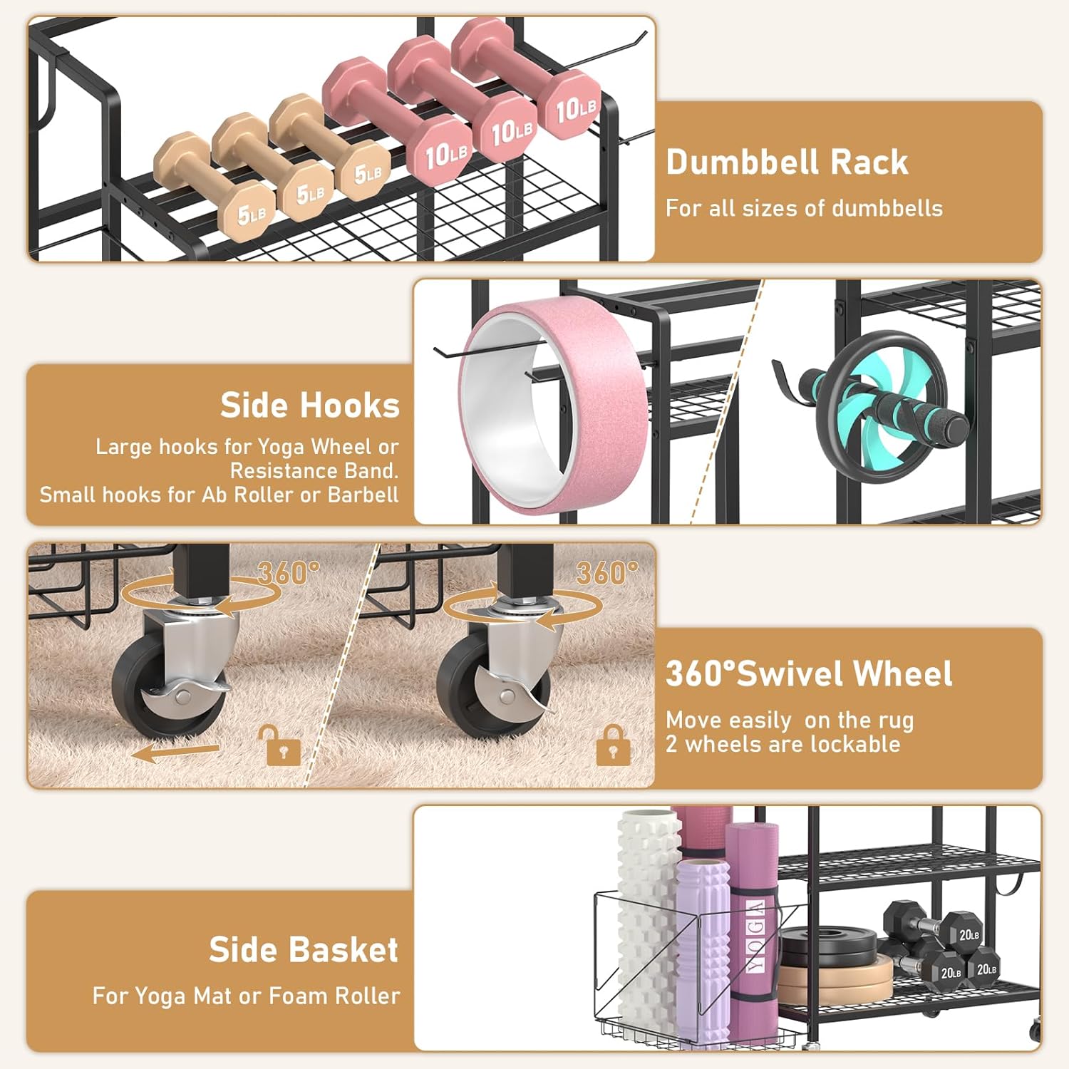 Home Gym Storage, No Material  - Home Gym Gym Equipment recensie en prijs