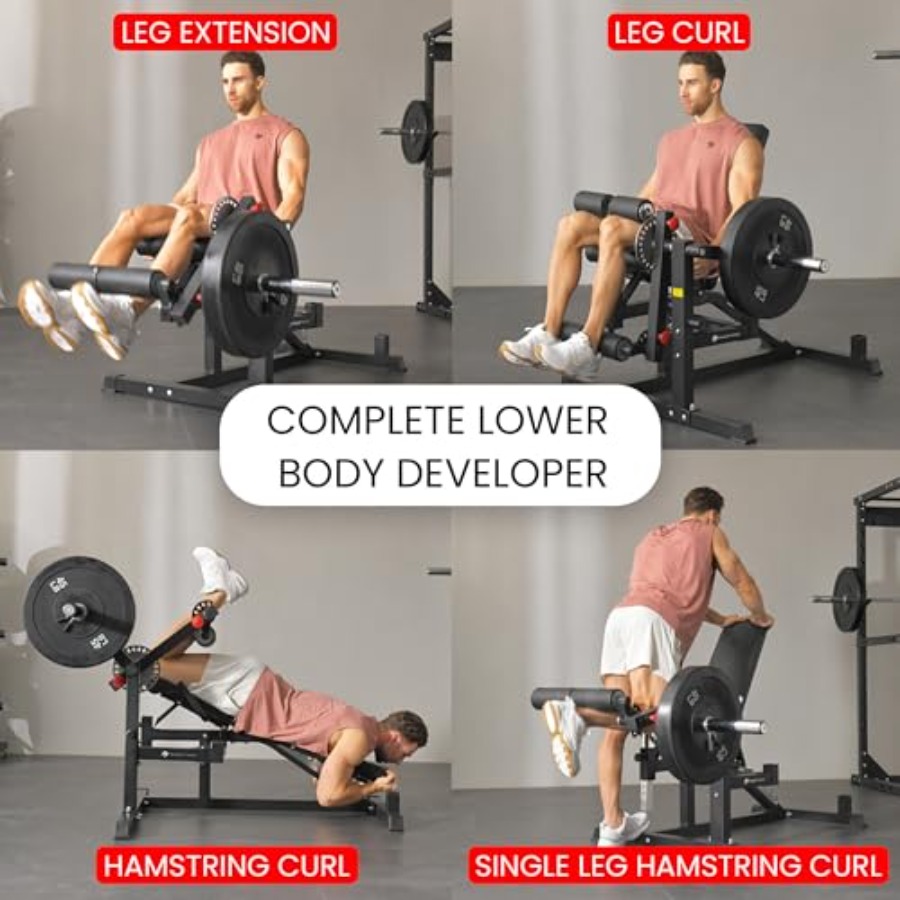 Adjustable Weight Bench with L - Home Gym Hip Thrust Machine recensie en prijs