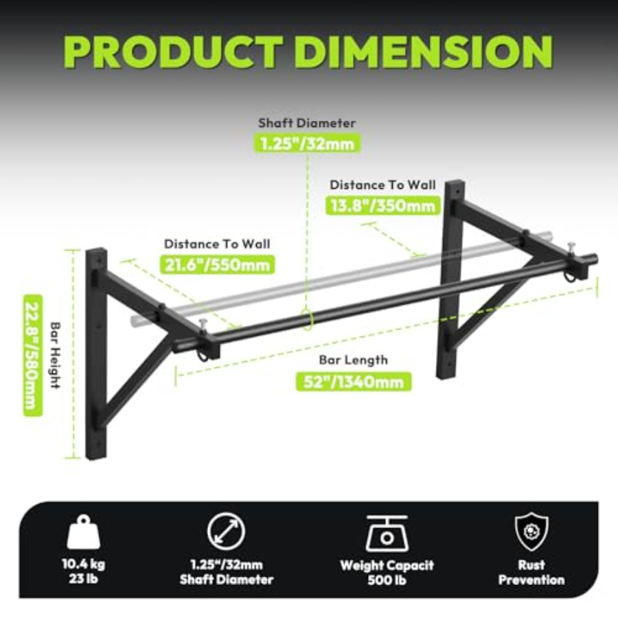 Doorway and wall-mounted pull- - Home Gym Wall recensie en prijs