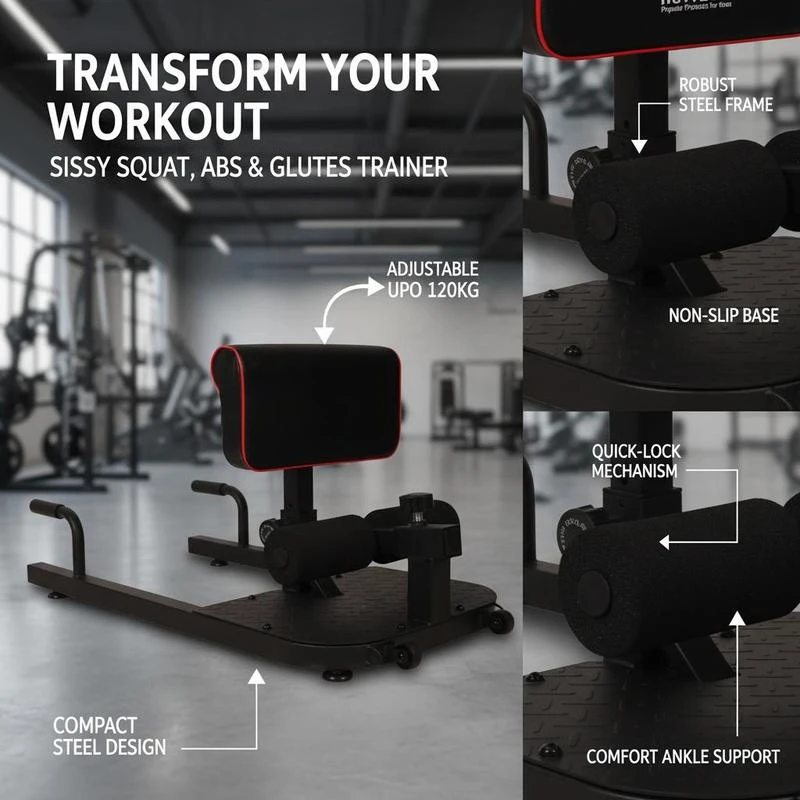 Squat Machine with Push Up Sta - Home Gym Hip Thrust Machine recensie en prijs