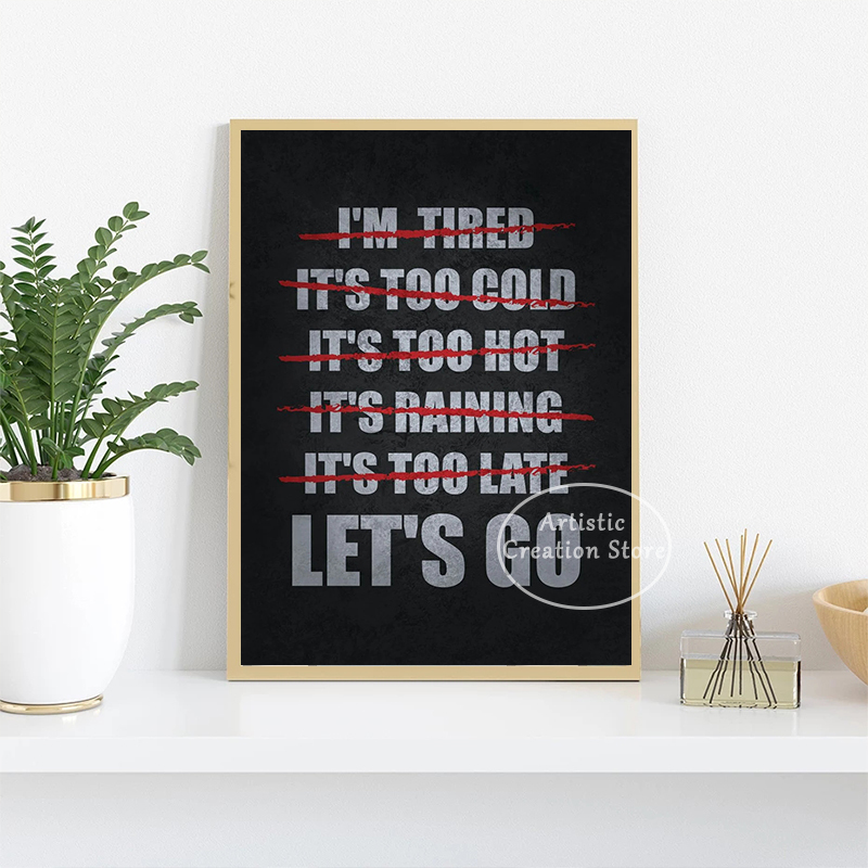 Iconic Gym Inspirational Quote - Home Gym Icon recensie en prijs
