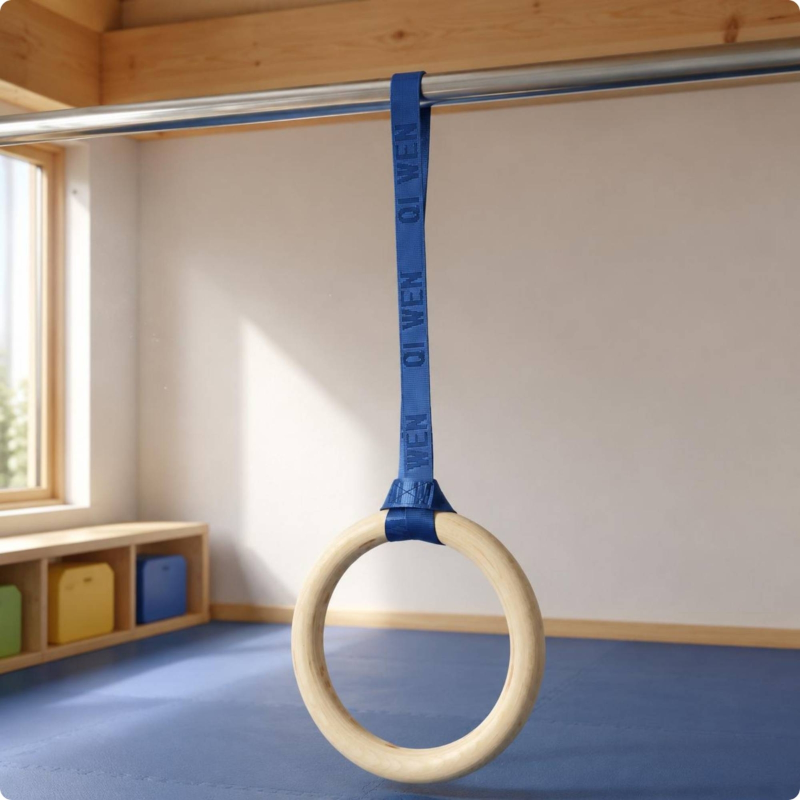 Wooden Gym Rings Woven Strappi - Gymnastic Rings Wooden recensie en prijs