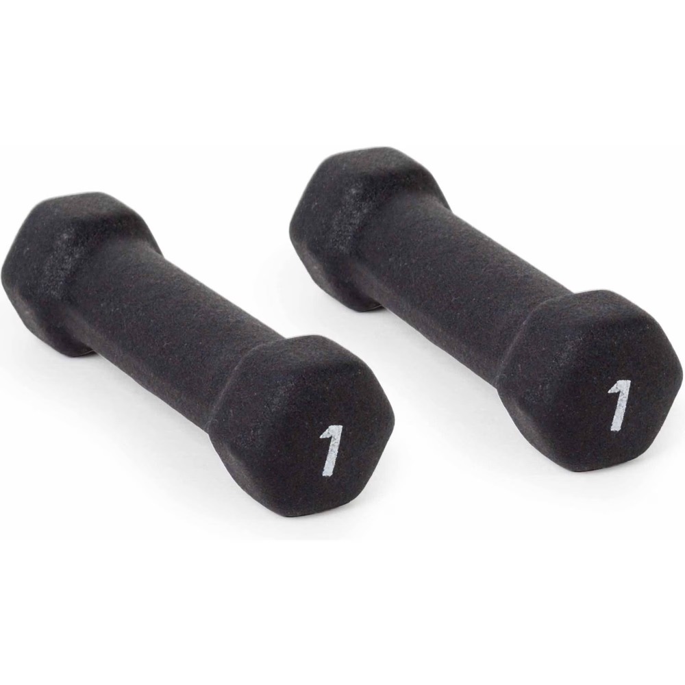 1lb Black Neoprene Dumbbell Pa - Home Gym Gym Equipment recensie en prijs