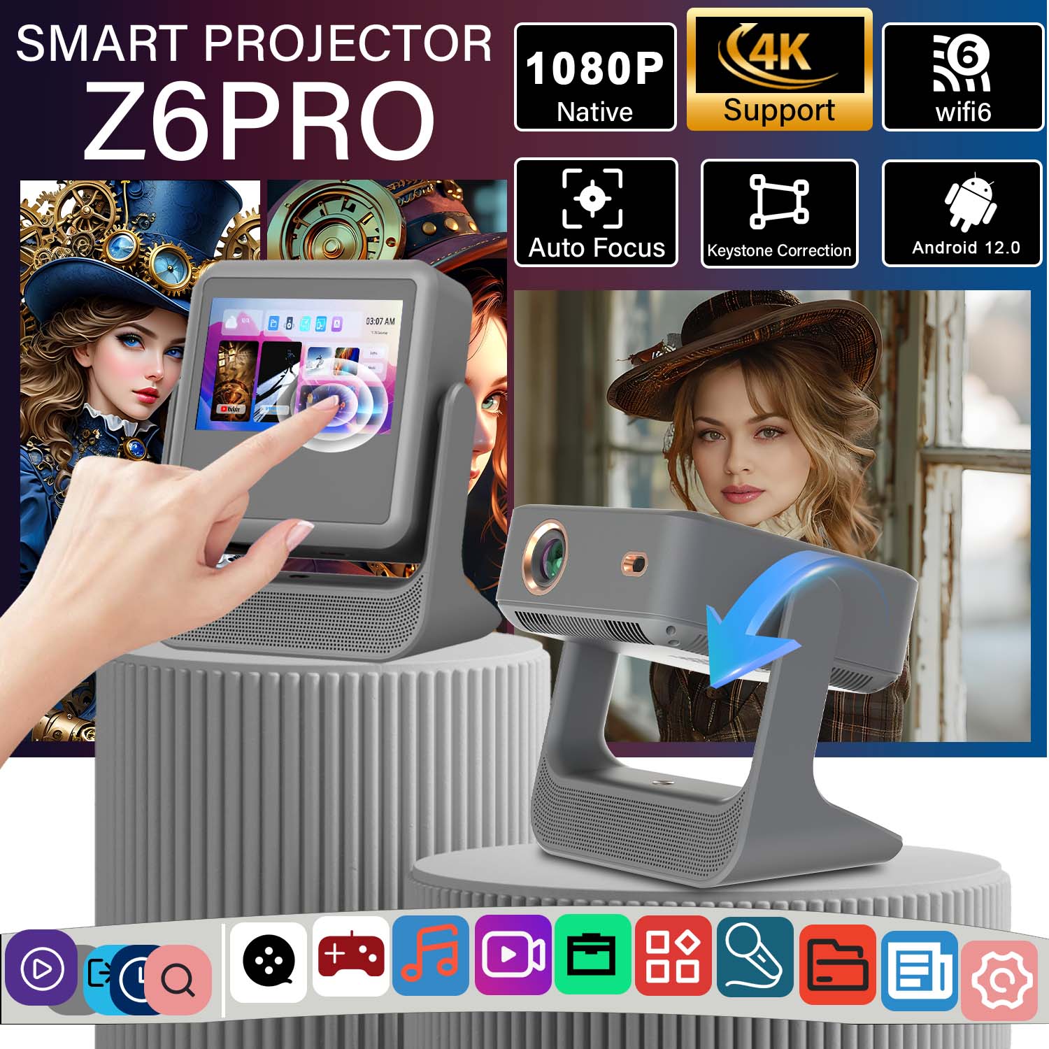 Portable Sports Projector Auto - Home Gym Video recensie en prijs