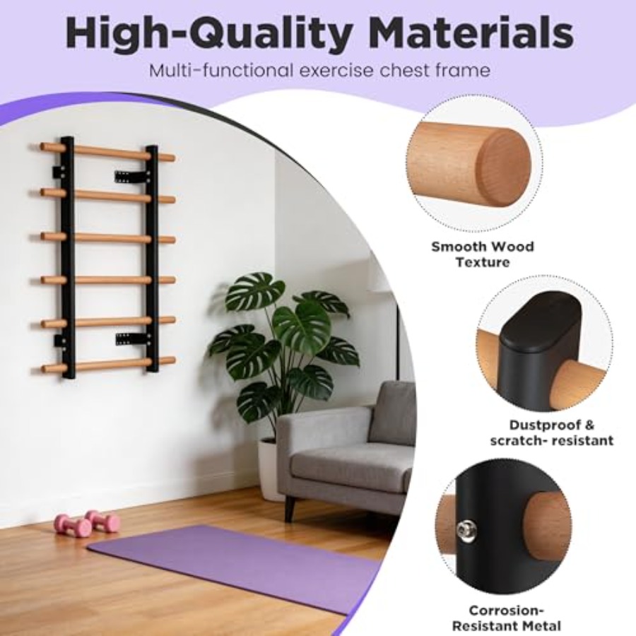 Home gym wall-mounted half bod - Home Gym Wall recensie en prijs
