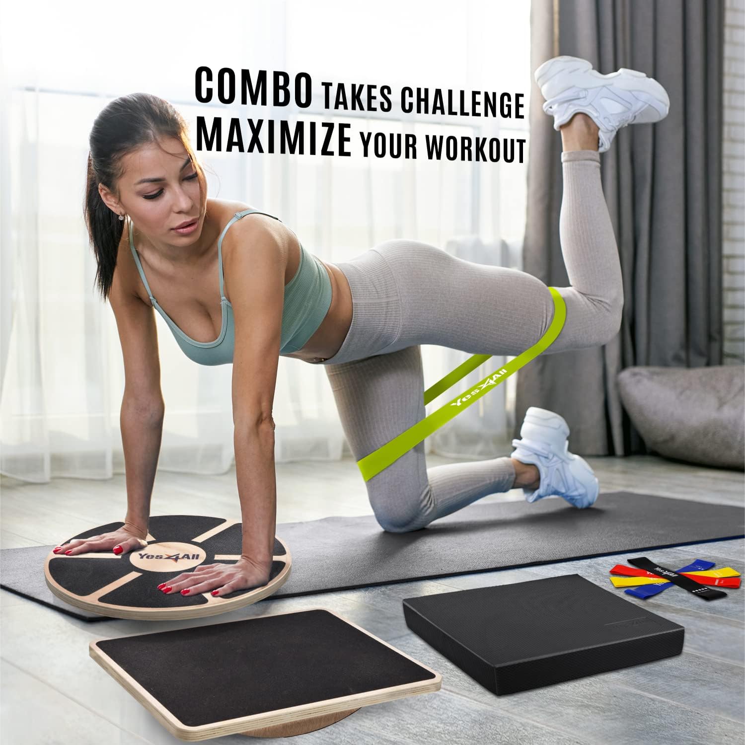 Versatile Wooden Wobble Balanc - Wobble Board Balance recensie en prijs