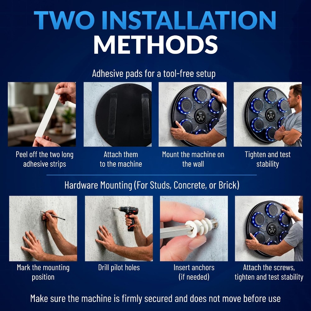 Smart Music Boxing Machine wit - Home Gym Wall recensie en prijs