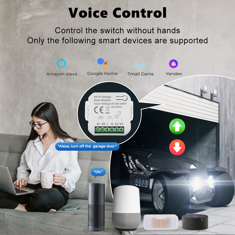 Smart Tuya WiFi Garage Door Sw - Home Gym Garage recensie en prijs