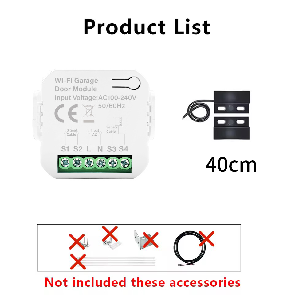 Smart Tuya WiFi Garage Door Sw - Home Gym Garage recensie en prijs