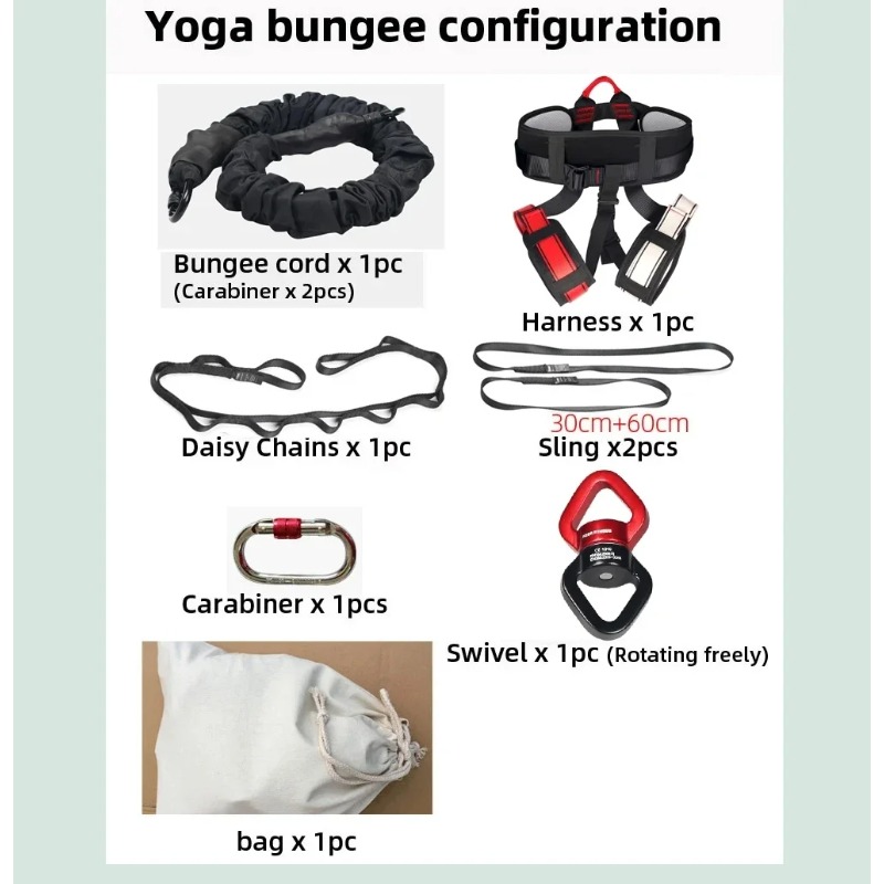 Heavy Bungee Fitness Kit Resis - Home Gym Yoga Studio recensie en prijs