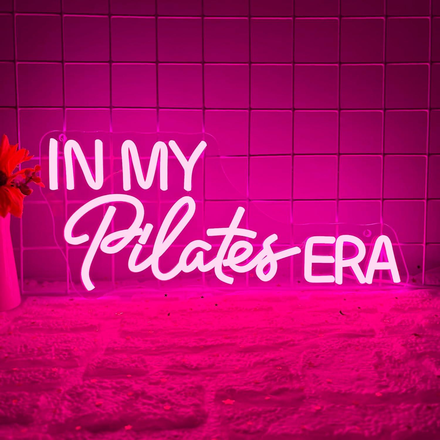 In My Pilates Era Neon Sign Di - Home Gym Yoga Studio recensie en prijs