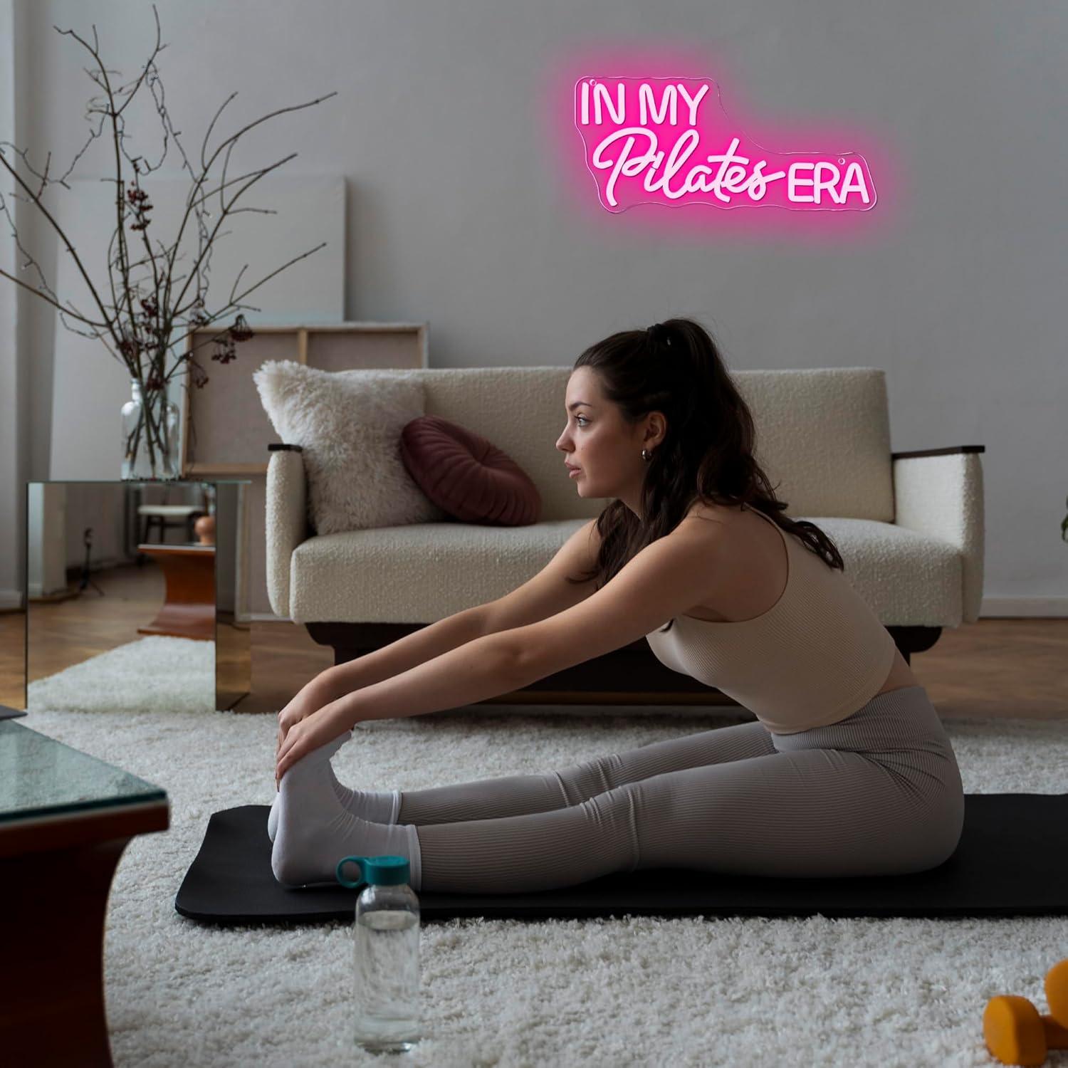 In My Pilates Era Neon Sign Di - Home Gym Yoga Studio recensie en prijs
