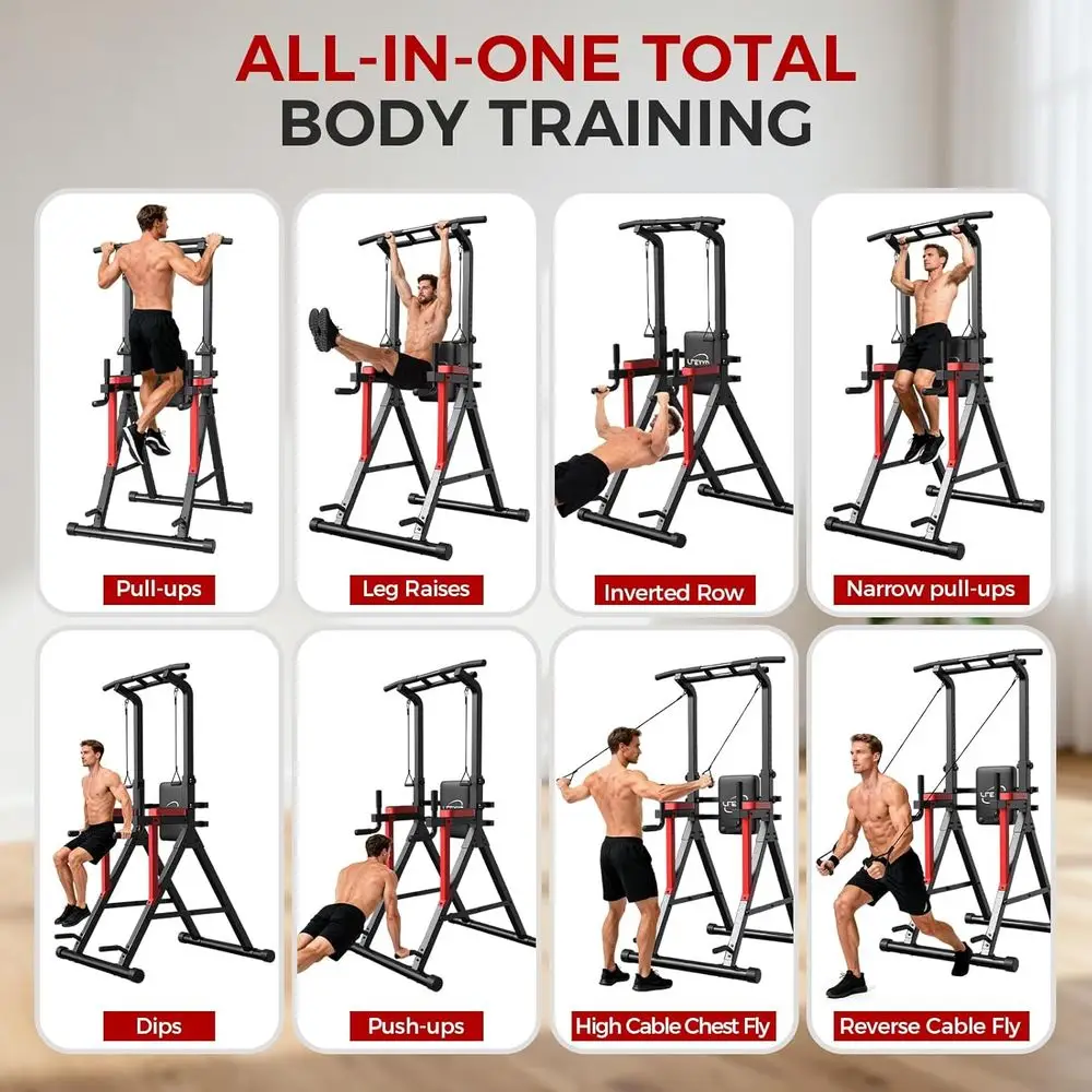 Adjustable Height Dip Station  - Home Gym Multi Station recensie en prijs