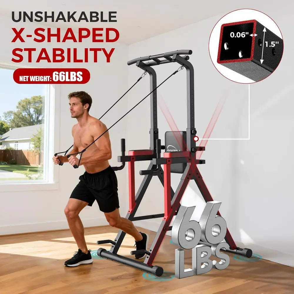 Adjustable Height Dip Station  - Home Gym Multi Station recensie en prijs