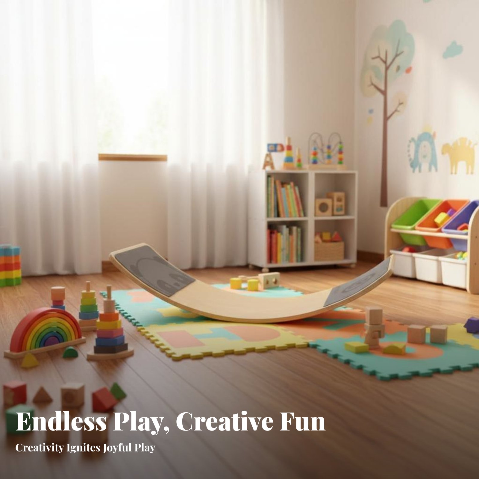 Curved Wooden Wobble Board Imp - Wobble Board Balance recensie en prijs