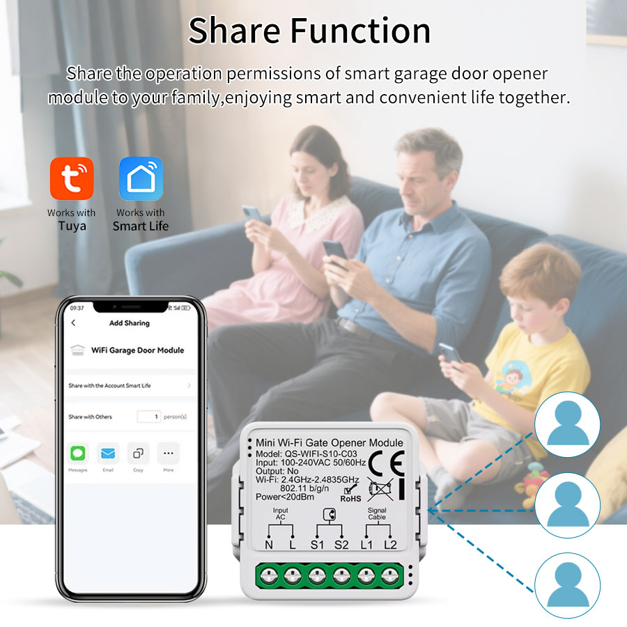 Tuya Smart WiFi or Zigbee Gara - Home Gym Garage recensie en prijs