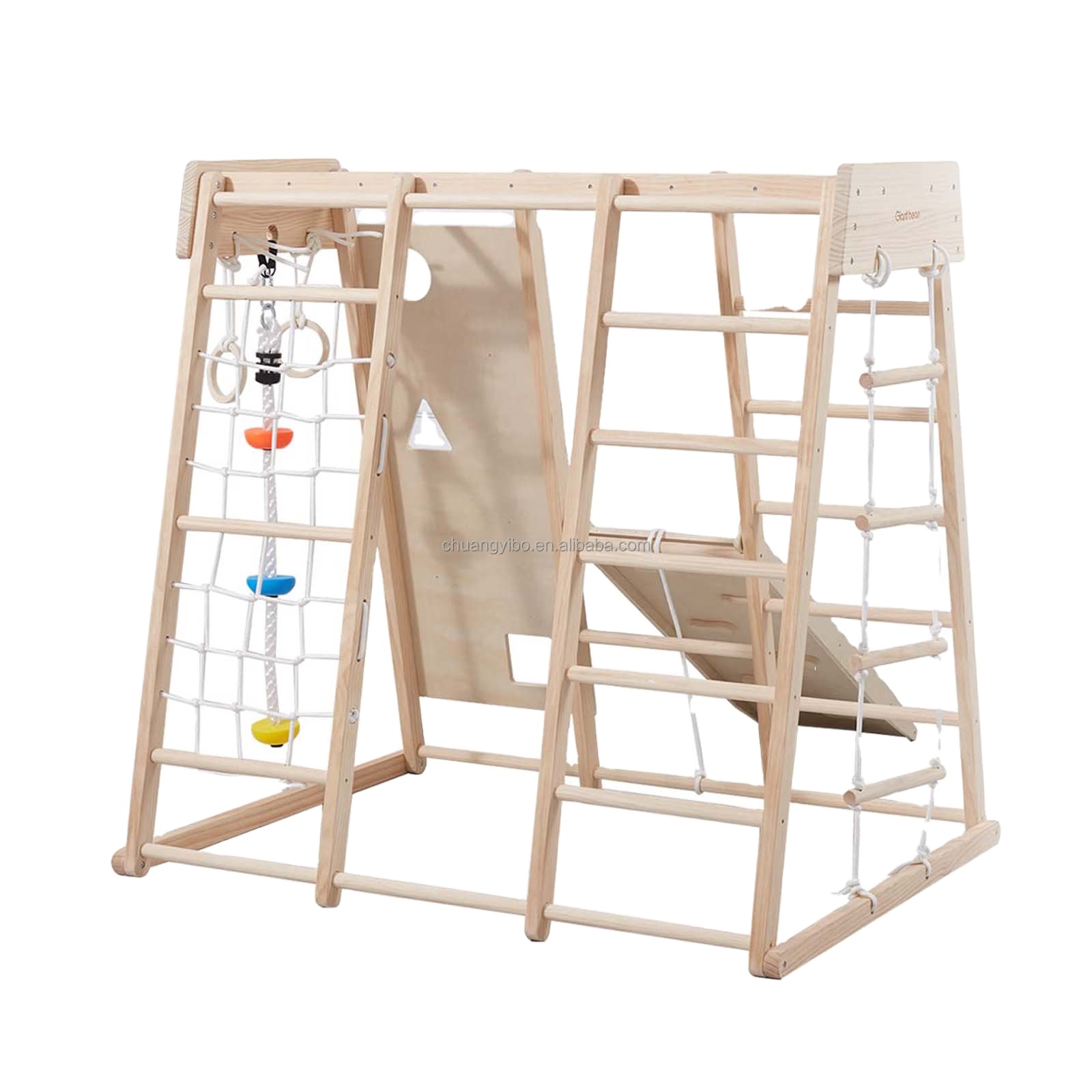 Indoor Playground Jungle Gym T - Gymnastic Rings Wooden recensie en prijs
