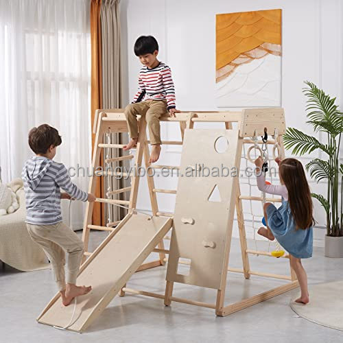 Indoor Playground Jungle Gym T - Gymnastic Rings Wooden recensie en prijs