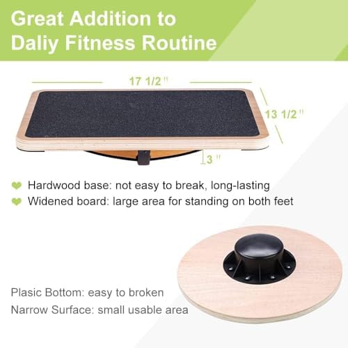 Professional Wooden Balance Bo - Wobble Board Balance recensie en prijs