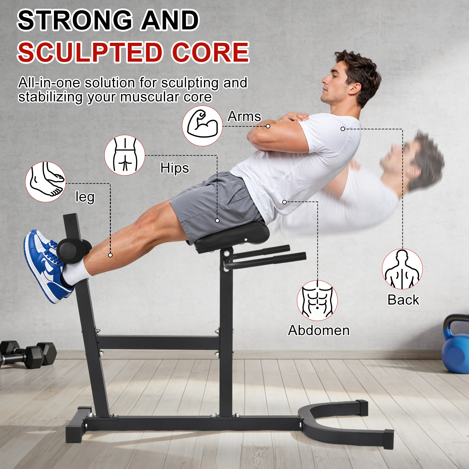 Roman Chair Hyperextension Ben - Home Gym Hamstring Exercises recensie en prijs
