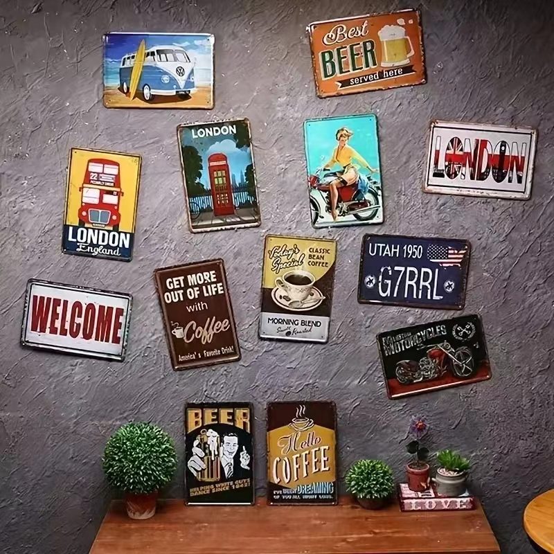 （2D Tin painting）1pc, Metal Si - Home Zone Gym recensie en prijs