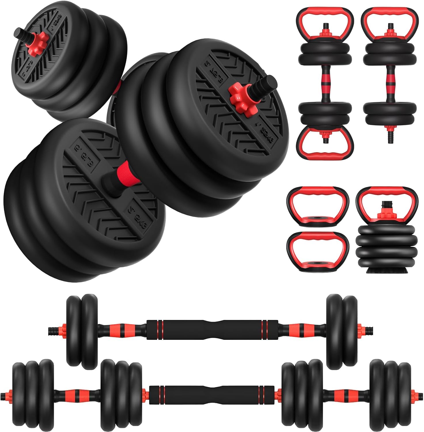 Adjustable Dumbbell Set, 4-in- - Home Gym Set recensie en prijs