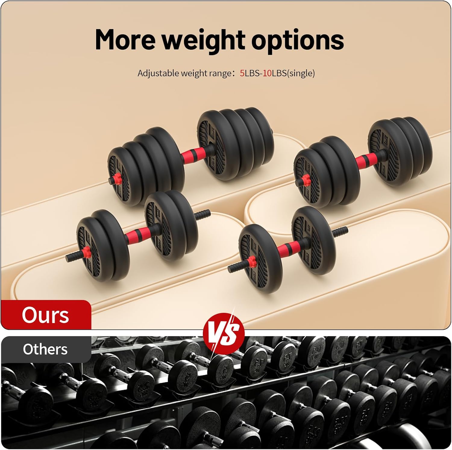 Adjustable Dumbbell Set, 4-in- - Home Gym Set recensie en prijs