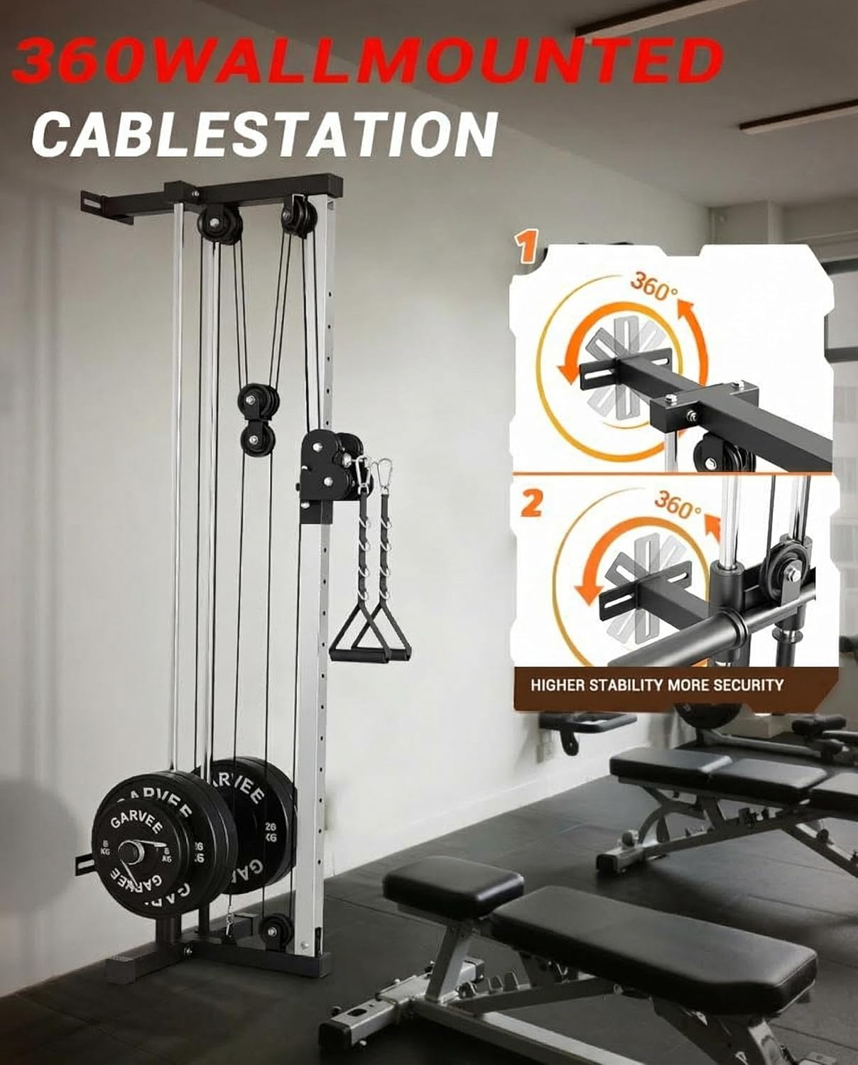 Wall Mount Cable Station Dual  - Home Gym Multi Station recensie en prijs