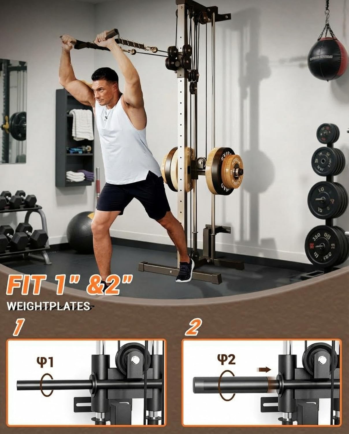 Wall Mount Cable Station Dual  - Home Gym Multi Station recensie en prijs