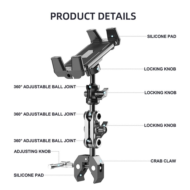 ABSK-Adjustable Phone Stand Fo - Home Gym Video recensie en prijs
