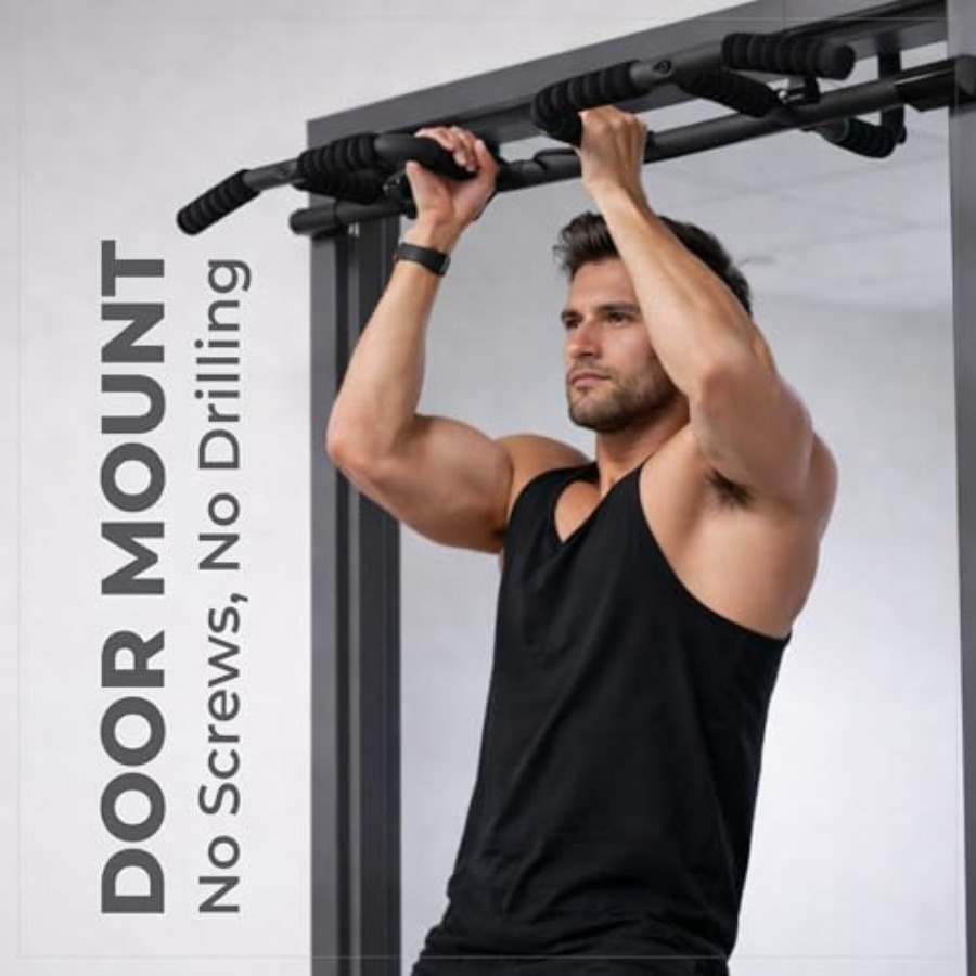 Doorway Pull Up Bar Set with S - Home Gym Set recensie en prijs