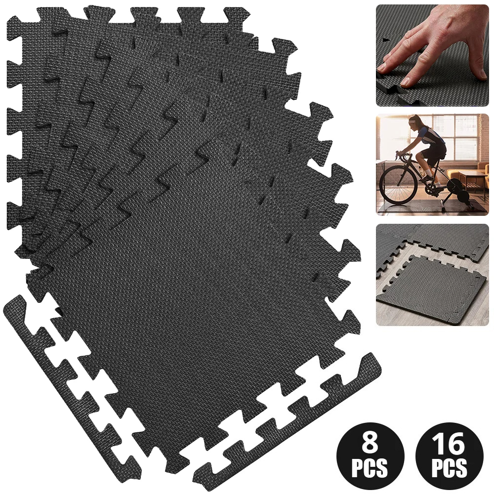 8/16 Pcs Gym Mat Cross-pattern - Home Gym Garage recensie en prijs