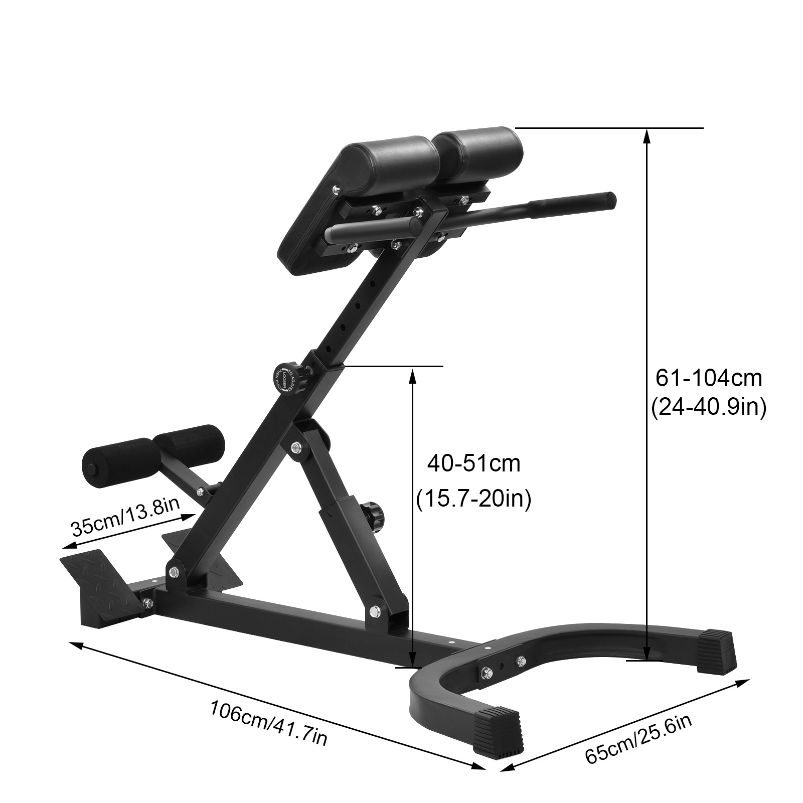 330LBS Heavy Duty Roman Chair, - Home Gym Hamstring Exercises recensie en prijs