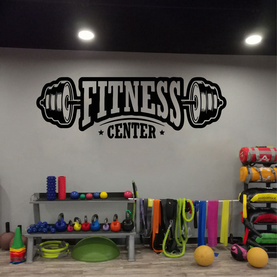 Gym vinyl decor wall decal fit - Home Gym Multi Station recensie en prijs