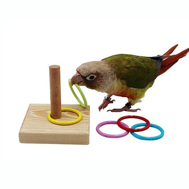 Bird Training Ring Toy Parrot  - Gymnastic Rings Wooden recensie en prijs