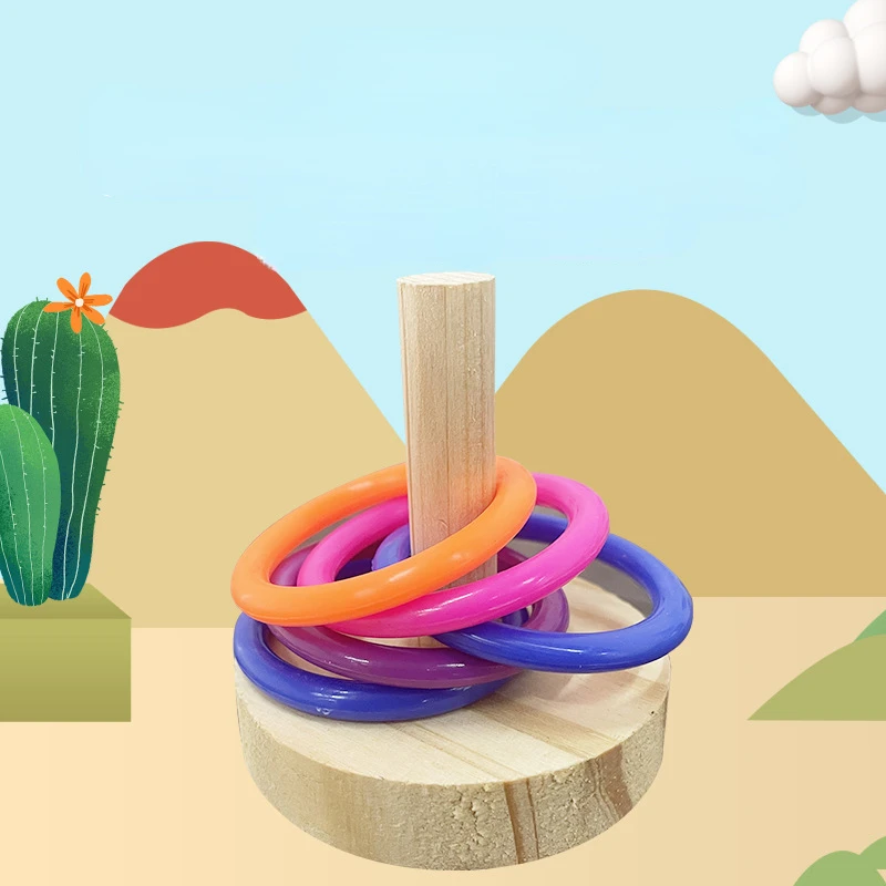 Wooden Interactive Parrot Ring - Gymnastic Rings Wooden recensie en prijs