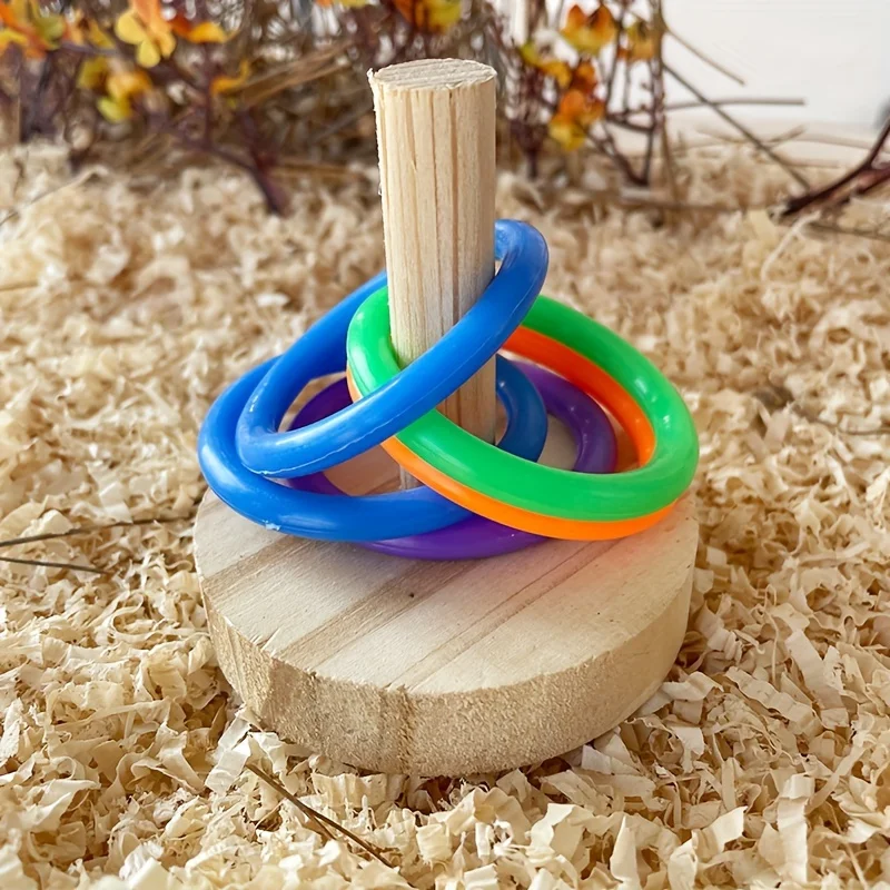 Wooden Interactive Parrot Ring - Gymnastic Rings Wooden recensie en prijs