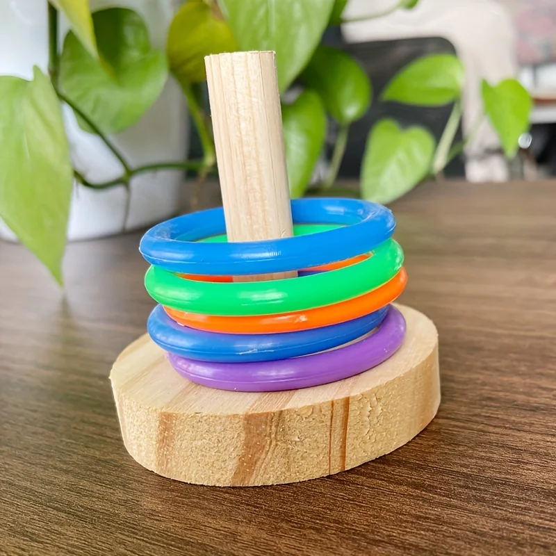 Wooden Interactive Parrot Ring - Gymnastic Rings Wooden recensie en prijs