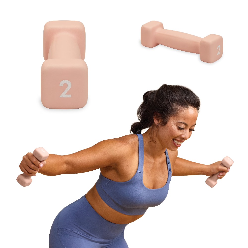 Neoprene Coated 2 Pound Dumbbe - Home Gym Gym Equipment recensie en prijs