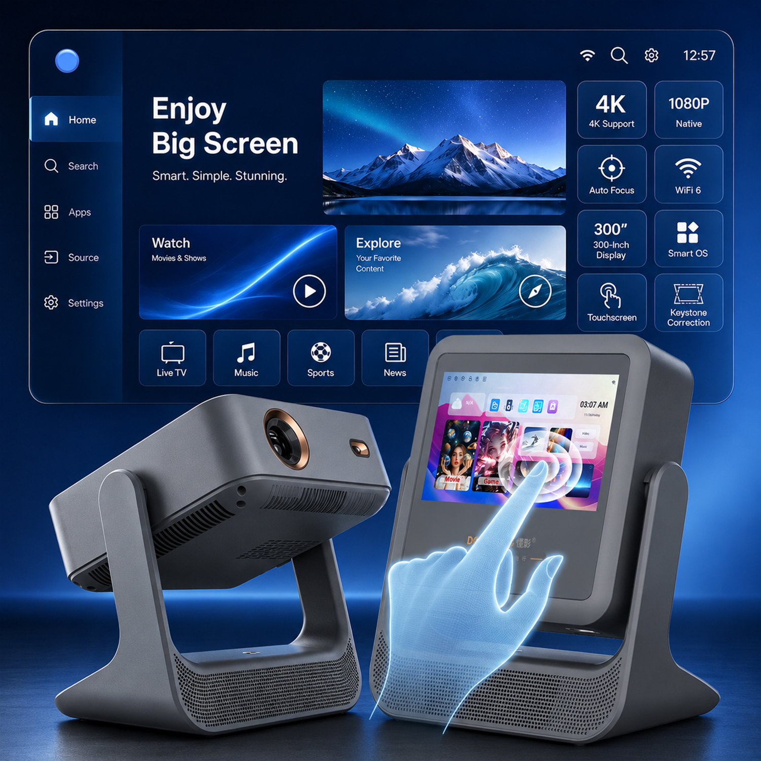 Home Gym Sports Projector Auto - Home Gym Video recensie en prijs