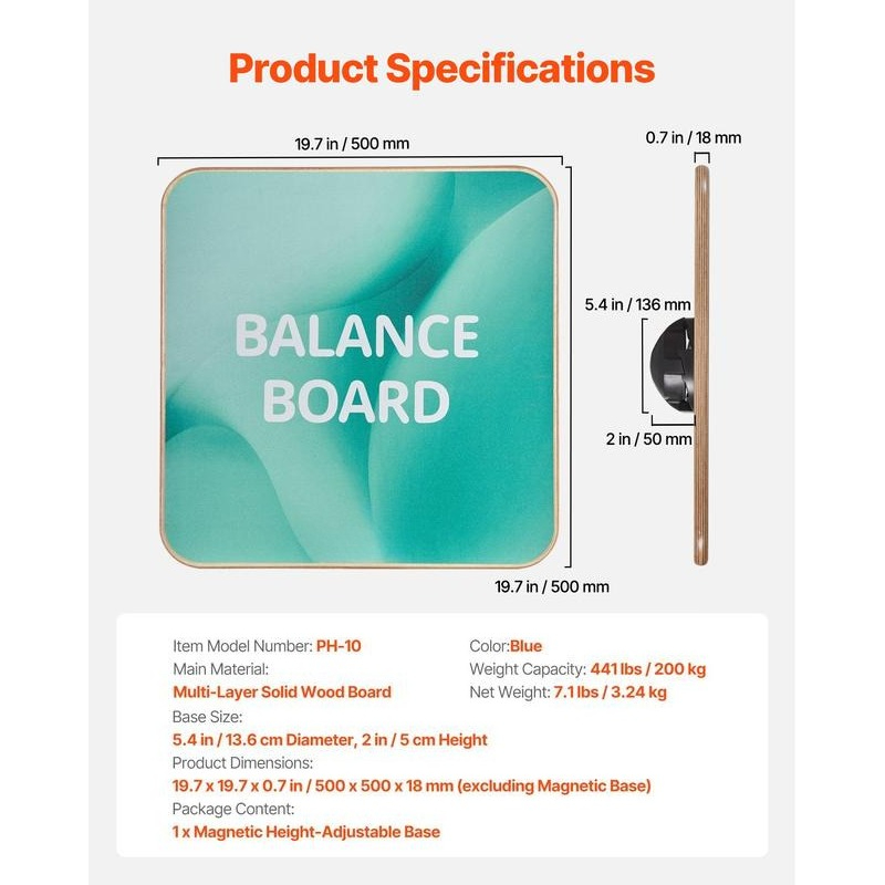 Balance Board, 360° Rotating W - Wobble Board Balance recensie en prijs