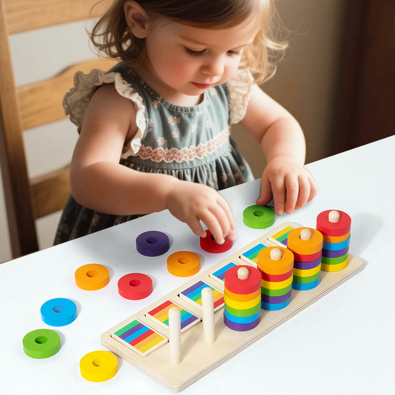 Montessori Memory Training Col - Gymnastic Rings Wooden recensie en prijs