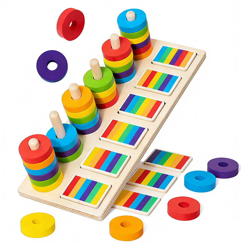 Montessori Memory Training Col - Gymnastic Rings Wooden recensie en prijs