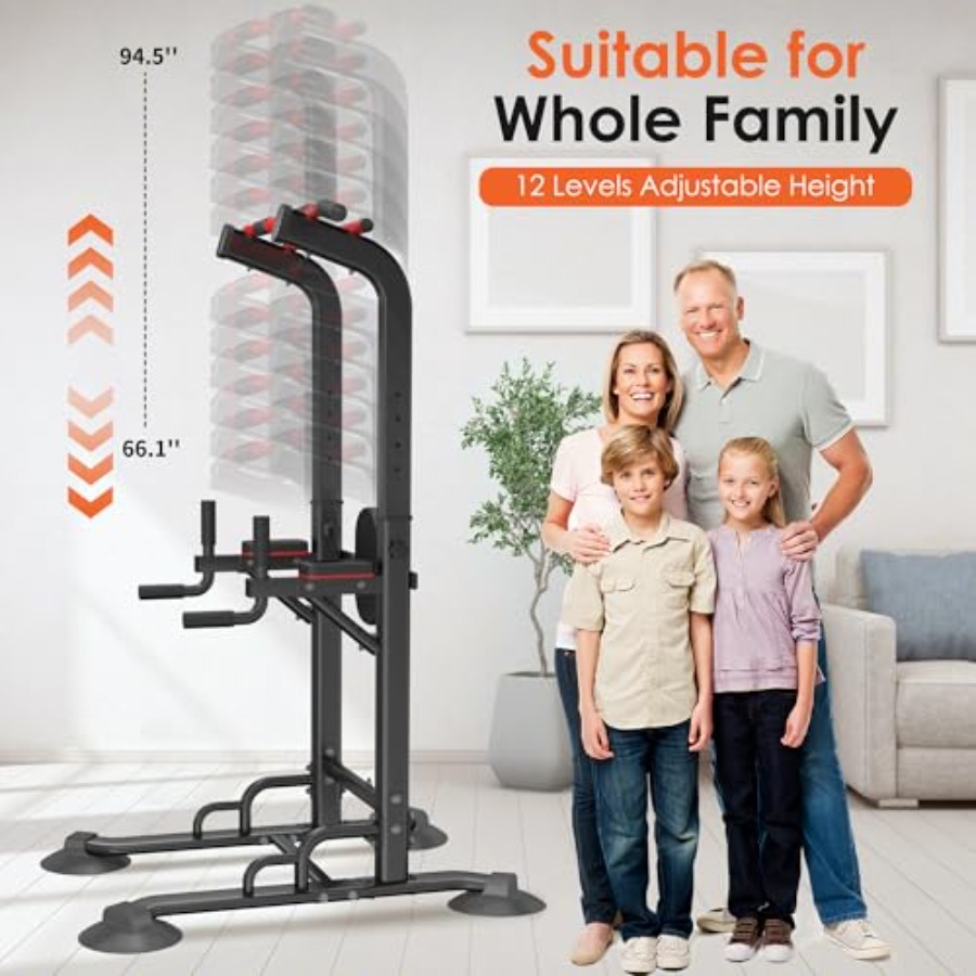 Home gym pull up bar station:  - Home Gym Multi Station recensie en prijs